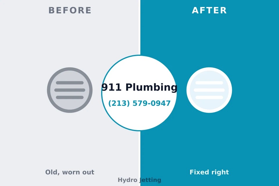 Before and after: plumbing repair Roseburg North, OR